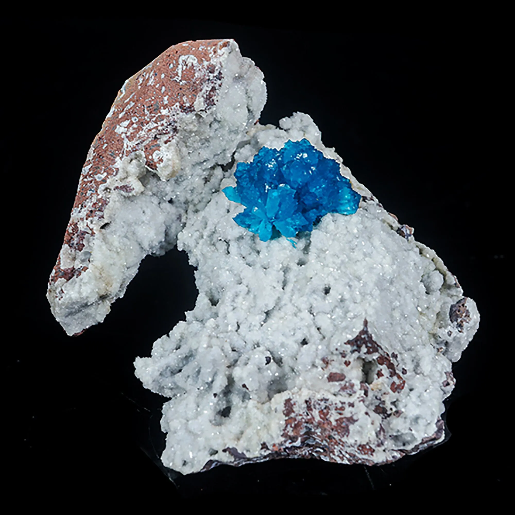 Cavansite on Heulandite (Rare Find) Natural Mineral Specimen - image 3