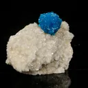 Cavansite on Heulandite (Rare Find) Natural Mineral Specimen - image 3