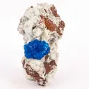 Cavansite on Heulandite (Rare Find) Natural Mineral Specimen - image 1