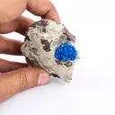 Cavansite on Heulandite (Rare Find) Natural Mineral Specimen - image 5