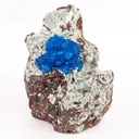 Cavansite on Heulandite (Rare Find) Natural Mineral Specimen - image 1