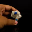 Cavansite on Heulandite (Rare Find) Natural Mineral Specimen - image 5
