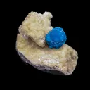 Cavansite on Heulandite (Rare Find) Natural Mineral Specimen - image 3