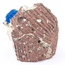 Cavansite on Heulandite (Rare Find) Natural Mineral Specimen - image 6