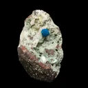Cavansite on Heulandite (Rare Find) Natural Mineral Specimen - image 1