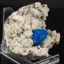 Cavansite on Heulandite (Rare Find) Natural Mineral Specimen - image 3