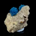 Cavansite on Heulandite (Rare Find) Natural Mineral Specimen - image 5