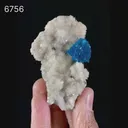 Cavansite on Heulandite (Rare Find) Natural Mineral Specimen - image 5