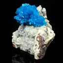 Cavansite on Heulandite (Rare Find) Natural Mineral Specimen - image 8