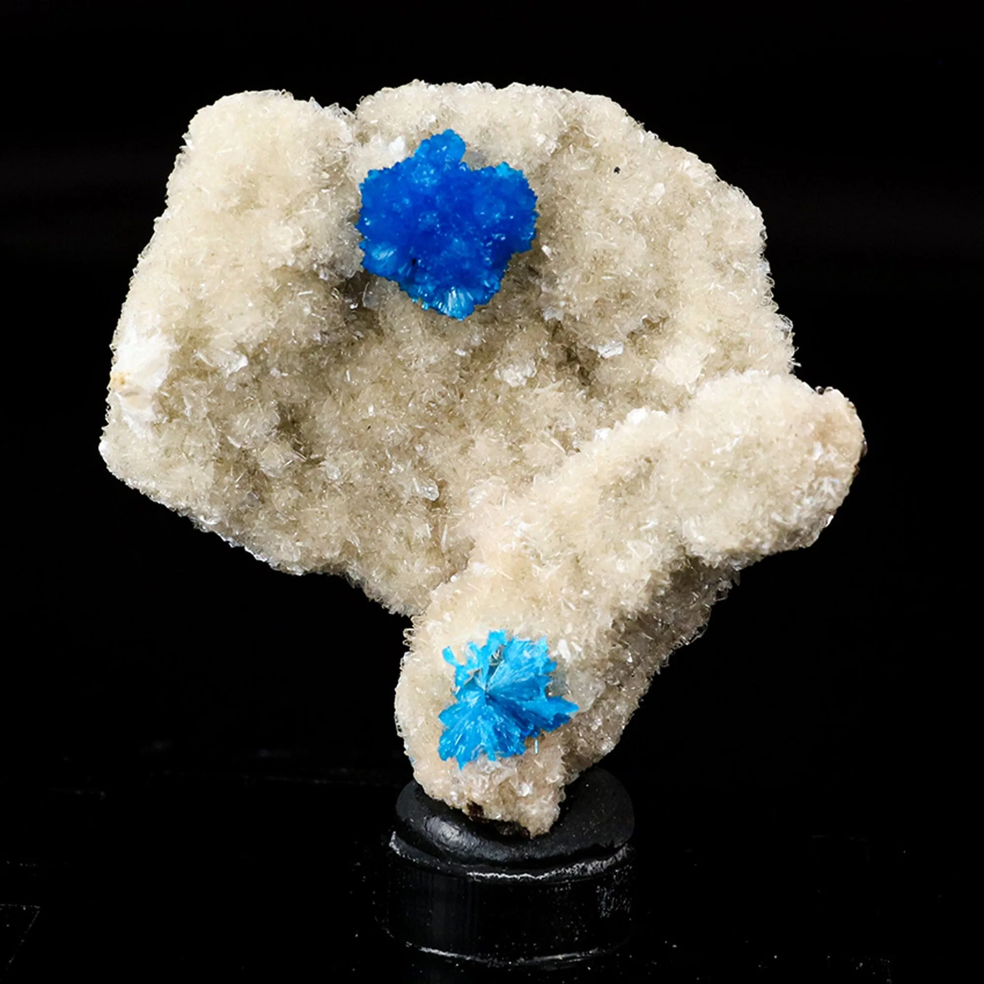 Cavansite on Heulandite (Rare Find) Natural Mineral Specimen - image 2