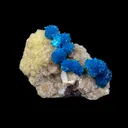 Cavansite on Heulandite (Rare Find) Natural Mineral Specimen USA - image 1