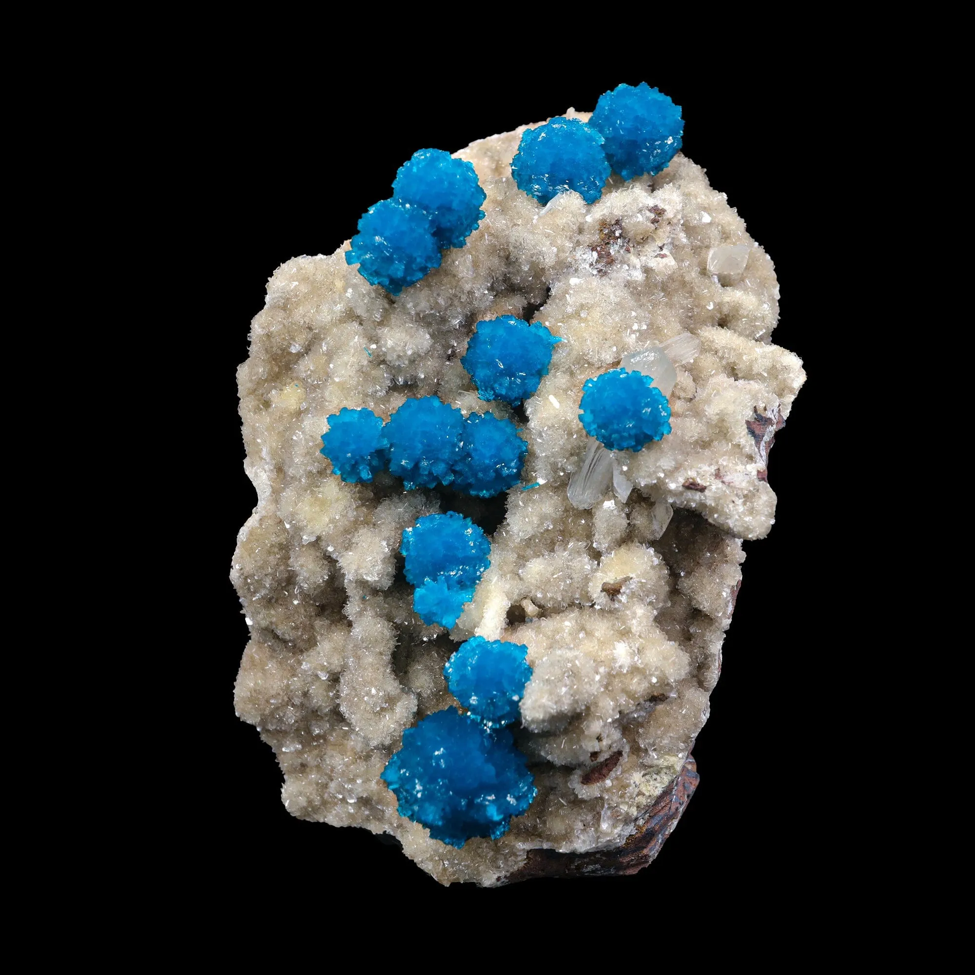 Cavansite on Heulandite (Rare Find) Natural Mineral Specimen USA - image 2