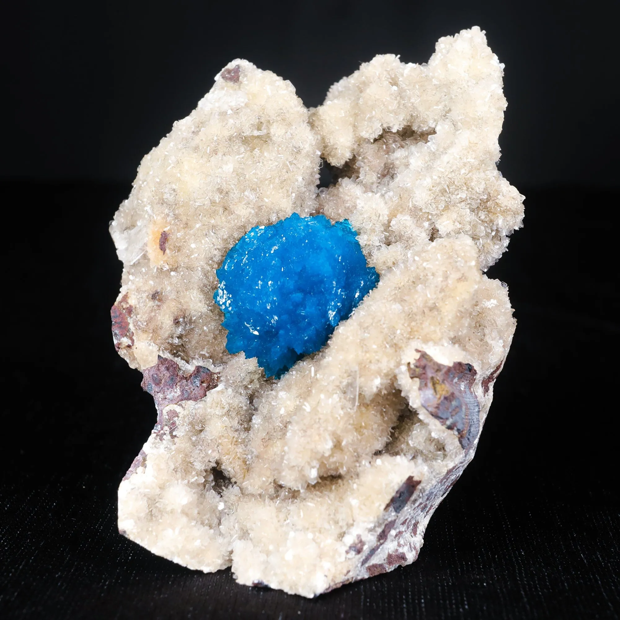 Cavansite on Heulandite (Rare Find) Natural Mineral Specimen USA - image 2