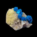 Cavansite on Heulandite (Rare Find) Natural Mineral Specimen USA - image 3