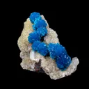Cavansite on Heulandite (Rare Find) Natural Mineral Specimen USA - image 2