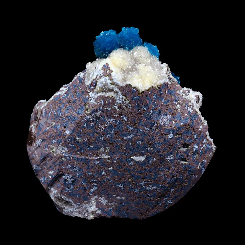 Cavansite on Heulandite (Rare Find) Natural Mineral Specimen USA - image 5