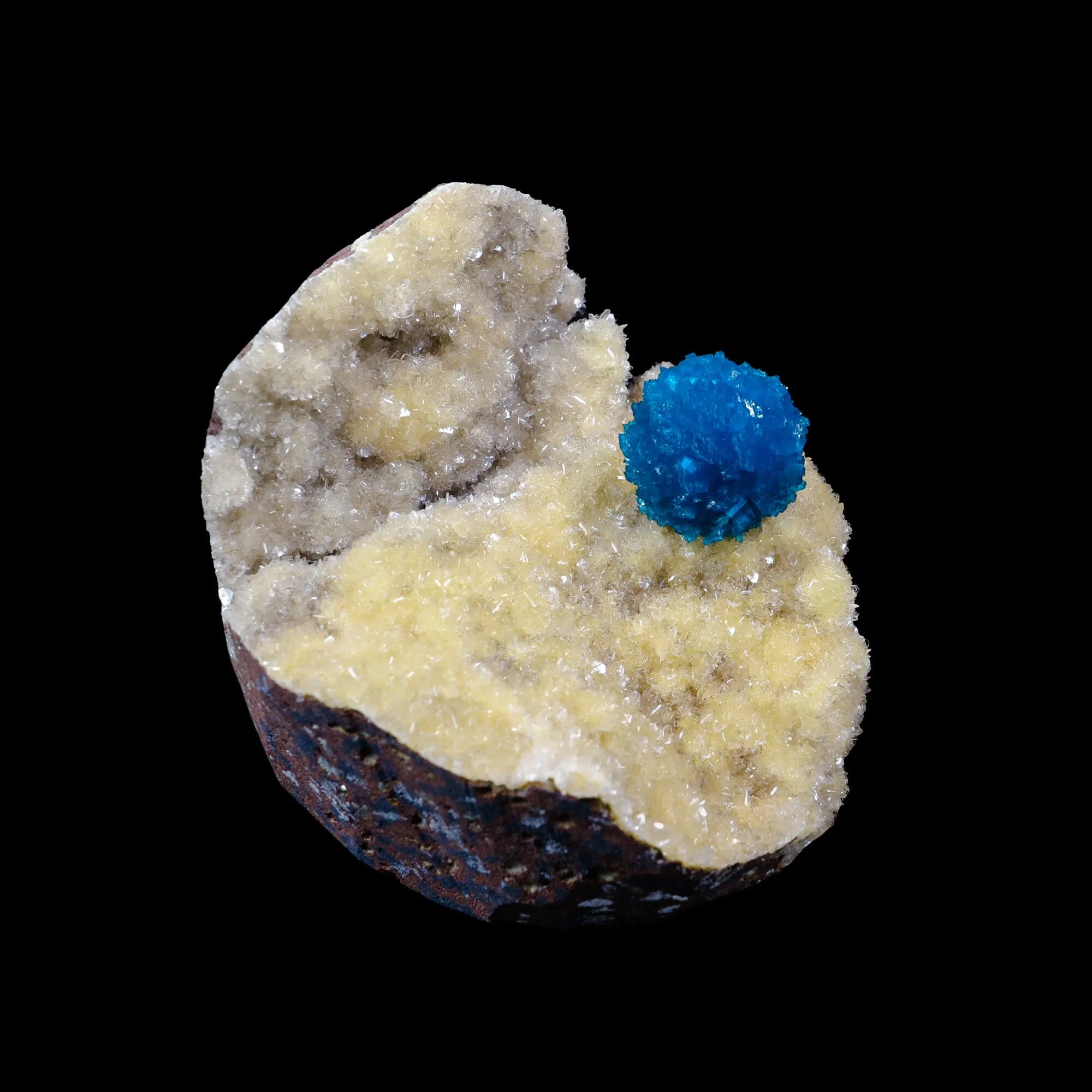 Cavansite on Heulandite (Rare Find) Natural Mineral Specimen USA - image 3