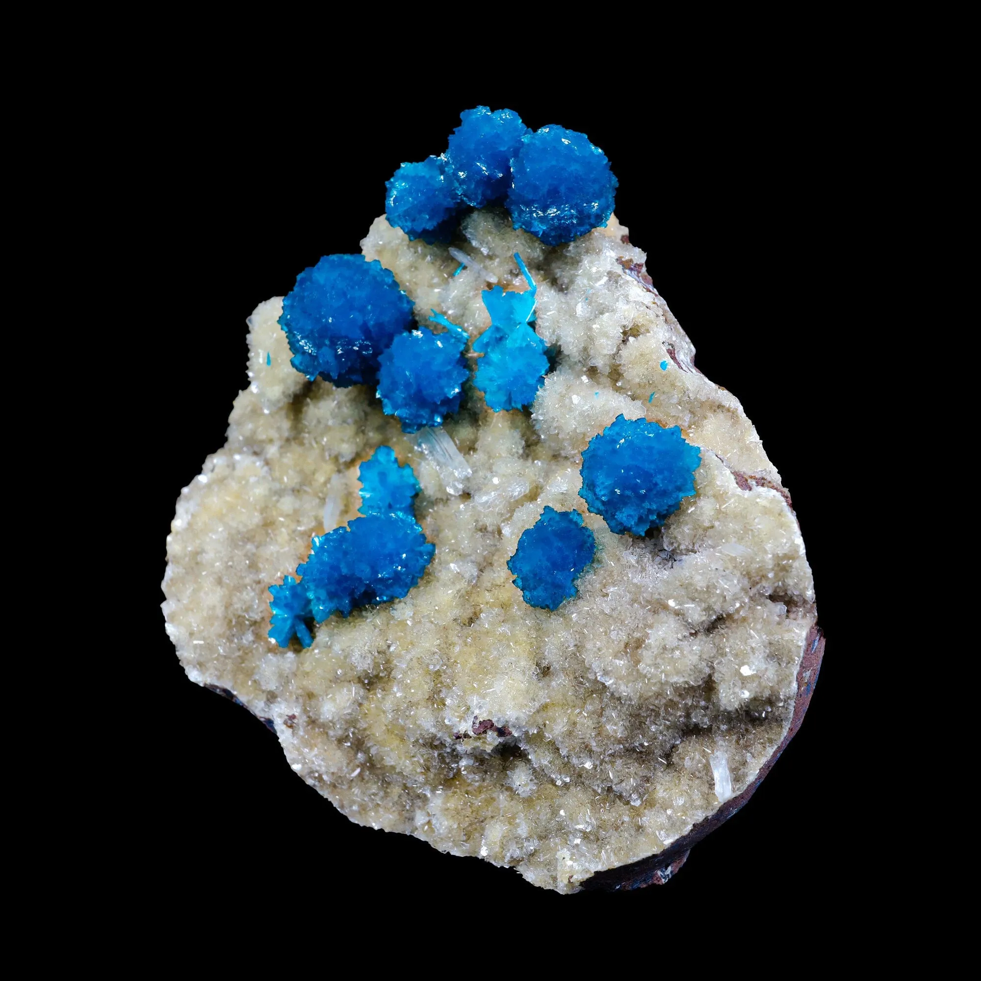 Cavansite on Heulandite (Rare Find) Natural Mineral Specimen USA - image 3