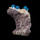 Cavansite on Heulandite (Rare Find) Natural Mineral Specimen USA - image 5
