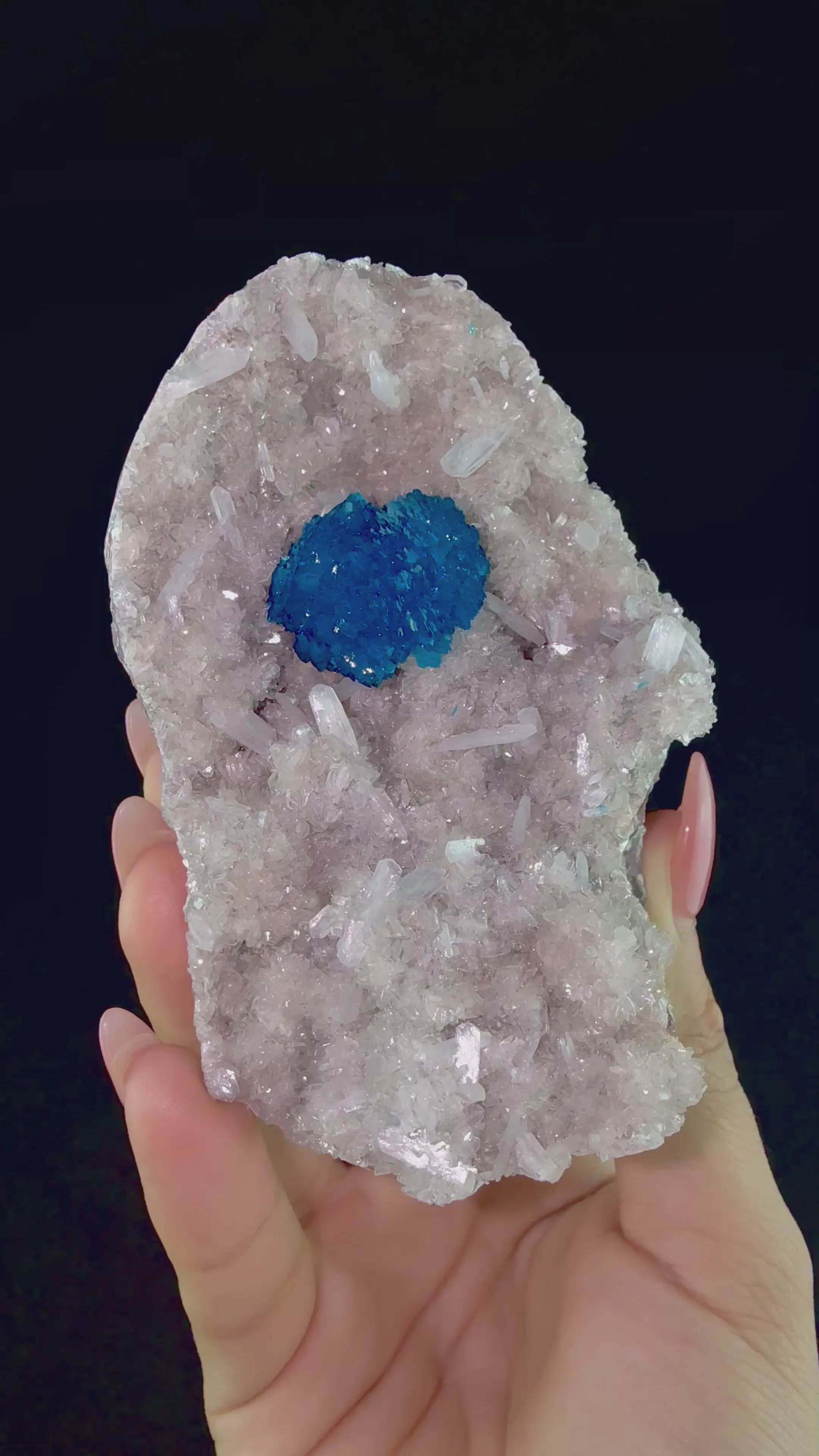 Cavansite on Heulandite & Stilbite | SELF STANDING | High Quality Mineral | Indian Mineral | Superb Minerals | Fine Mineral | Collection - image 5