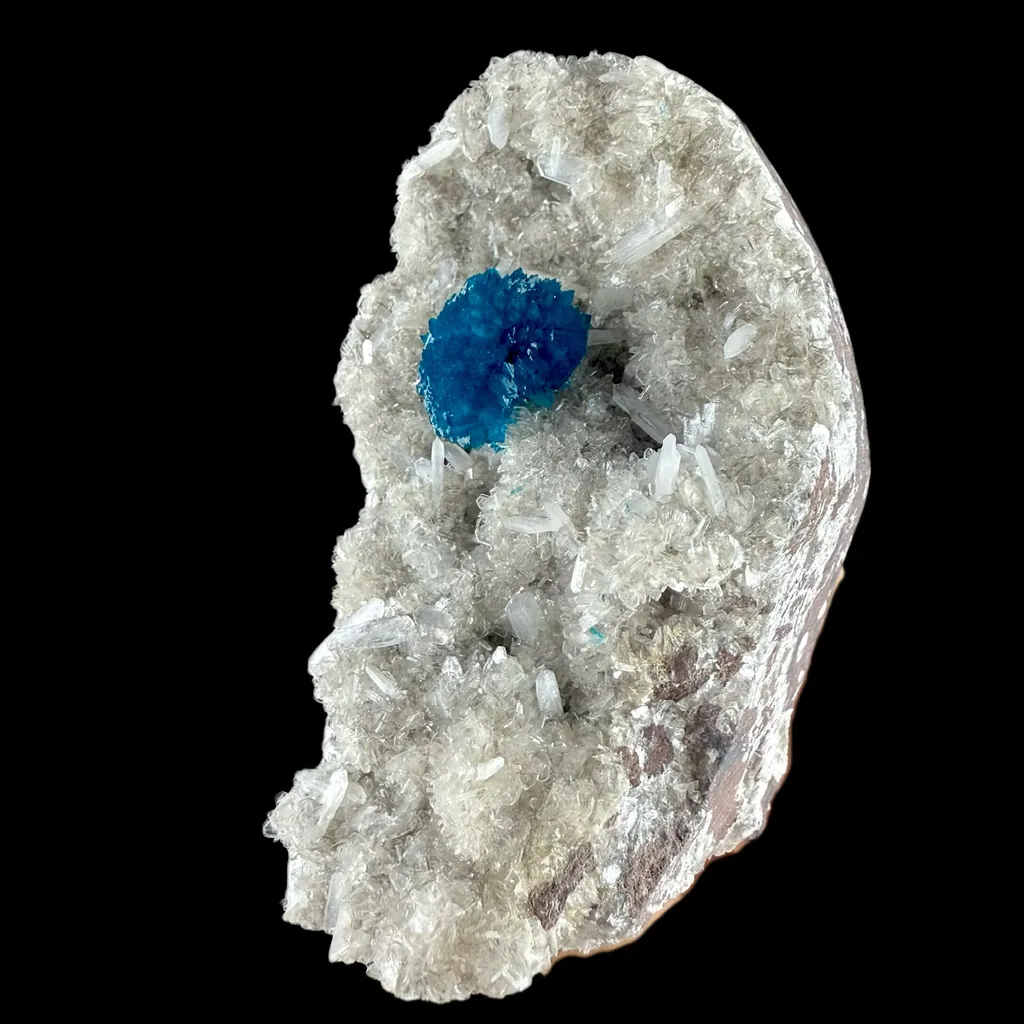 Cavansite on Heulandite & Stilbite | SELF STANDING | High Quality Mineral | Indian Mineral | Superb Minerals | Fine Mineral | Collection - image 4