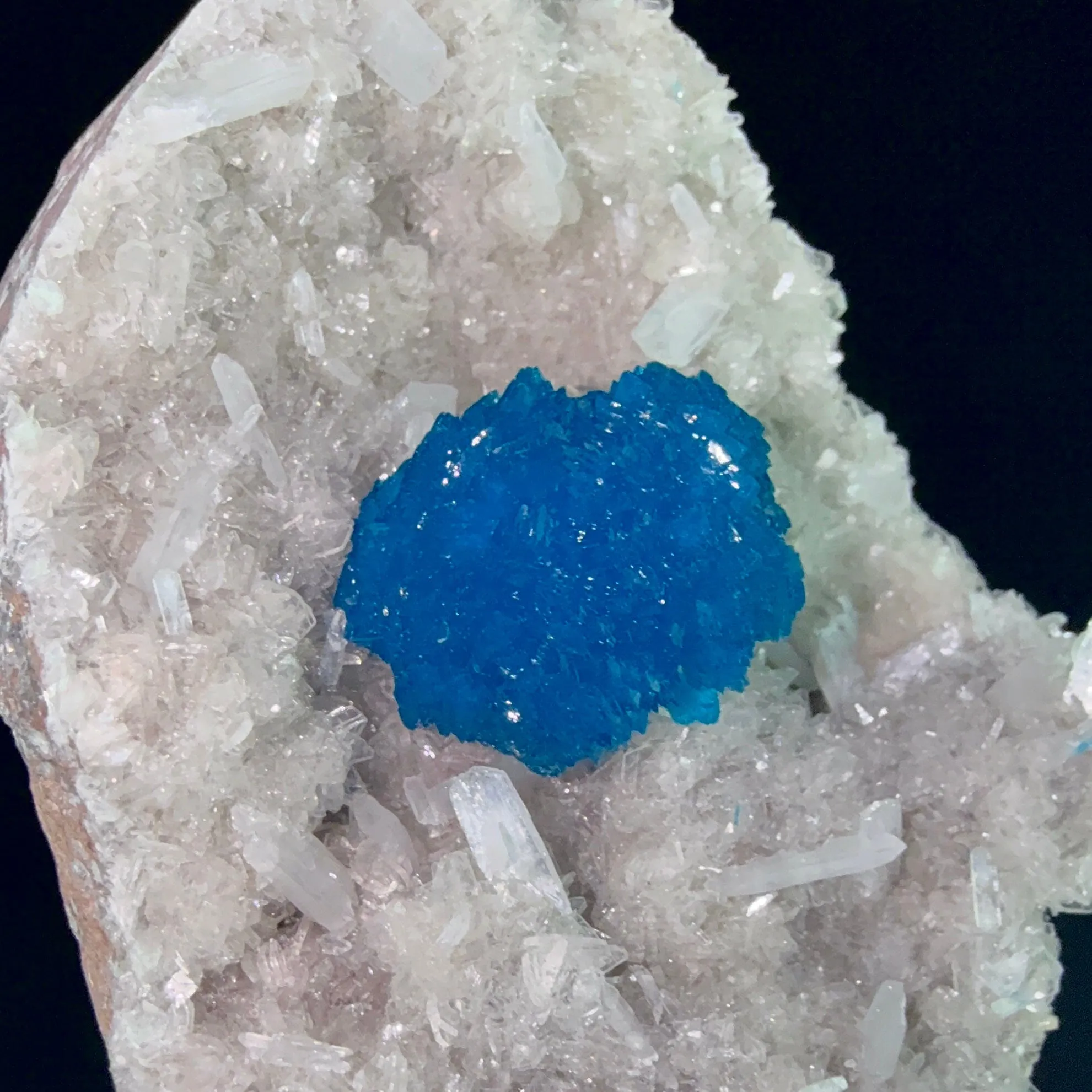Cavansite on Heulandite & Stilbite | SELF STANDING | High Quality Mineral | Indian Mineral | Superb Minerals | Fine Mineral | Collection - image 2