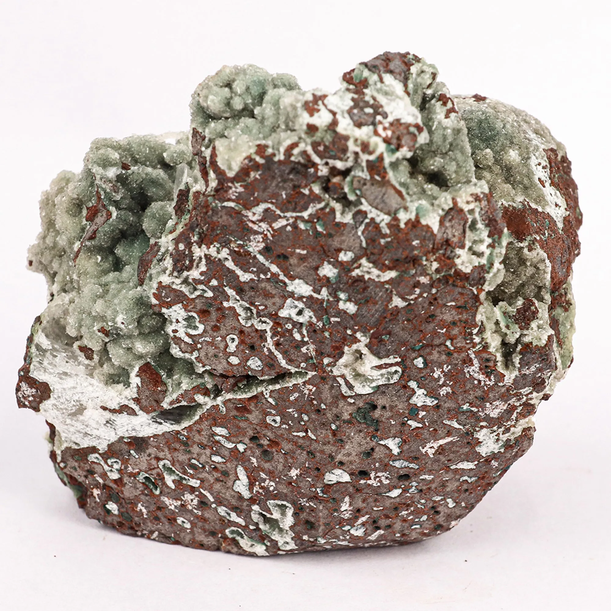 Cavansite on Heulandite With Stilbite (Rare Find) Free Standing Natural Mineral Specimen - image 5