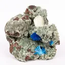 Cavansite on Heulandite With Stilbite (Rare Find) Free Standing Natural Mineral Specimen - image 1