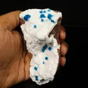 Cavansite on Modernite (Rare Find) Natural Mineral Specimen - image 4