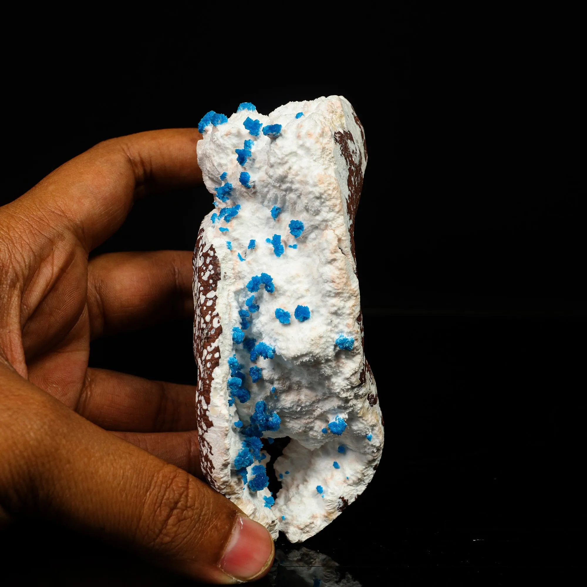 Cavansite on Modernite (Rare Find) Natural Mineral Specimen - image 4