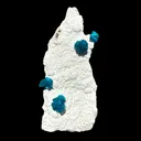 Cavansite on Modernite (Rare Find) Natural Mineral Specimen - image 1