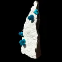 Cavansite on Modernite (Rare Find) Natural Mineral Specimen - image 5