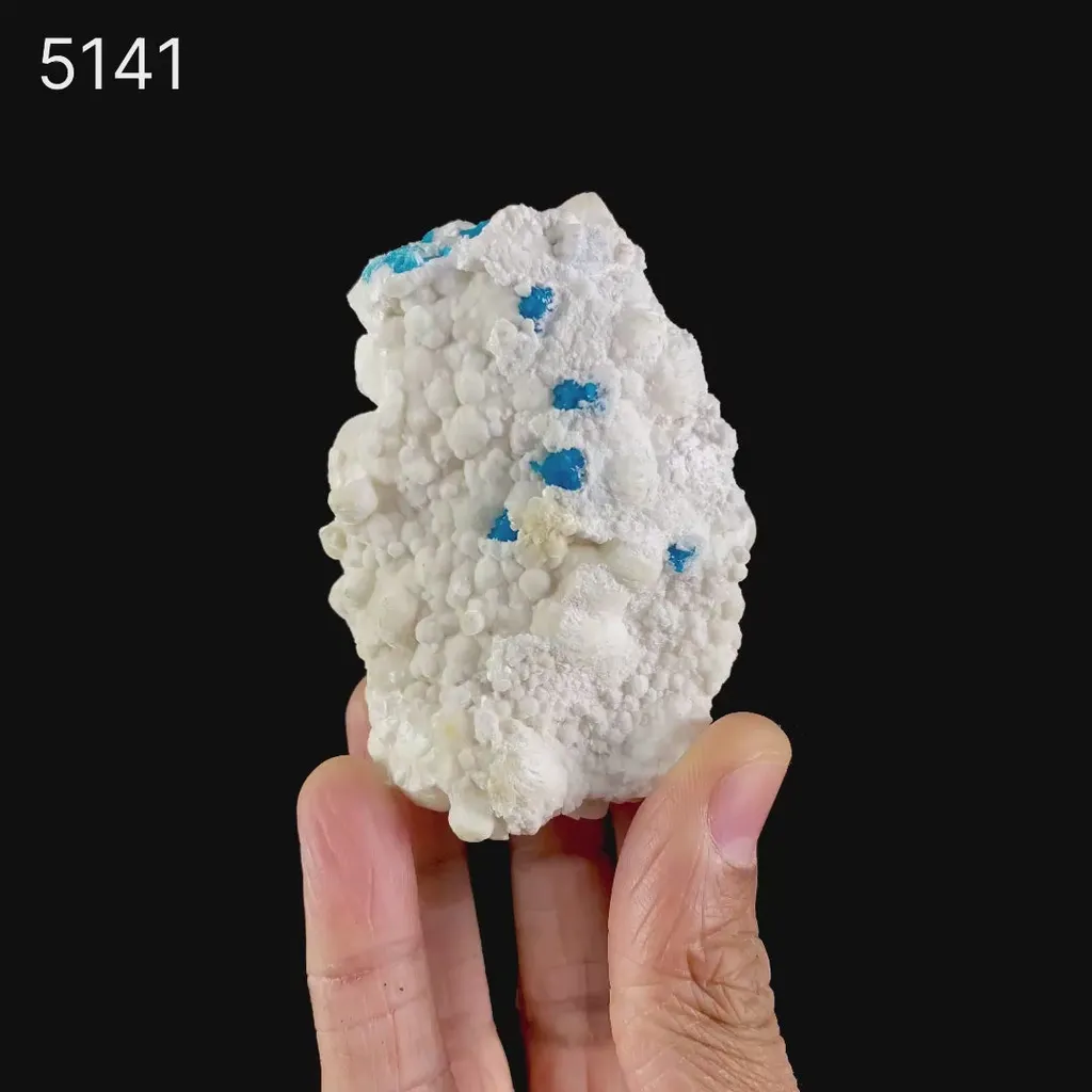 Cavansite on Mordenite Rare Find Natural Mineral Specimen - image 6