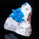 Cavansite on Mordenite (Rare Find) Natural Mineral Specimen - image 3