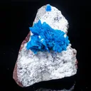 Cavansite on Mordenite (Rare Find) Natural Mineral Specimen - image 2