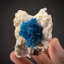 Cavansite on Mordenite with Stilbite - image 1