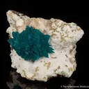 Cavansite on Mordenite with Stilbite - image 4