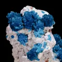 Cavansite on Stilbite - image 3