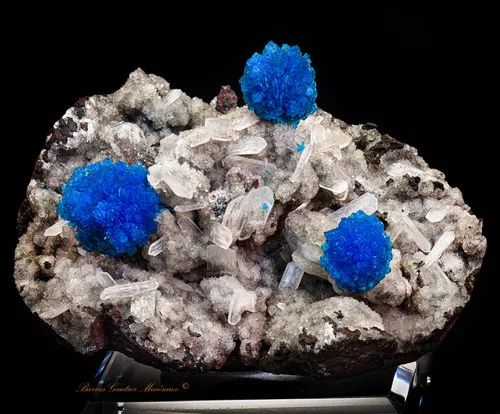 Cavansite on Stilbite - image 4