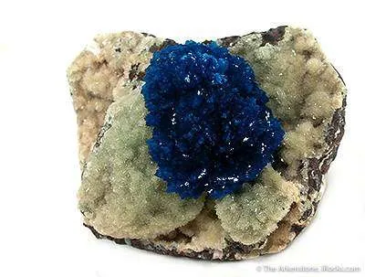 Cavansite on Stilbite image