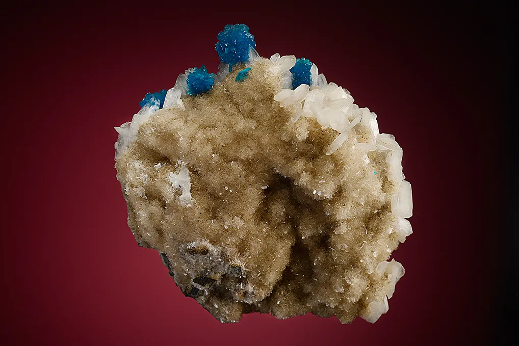 Cavansite on Stilbite - image 5