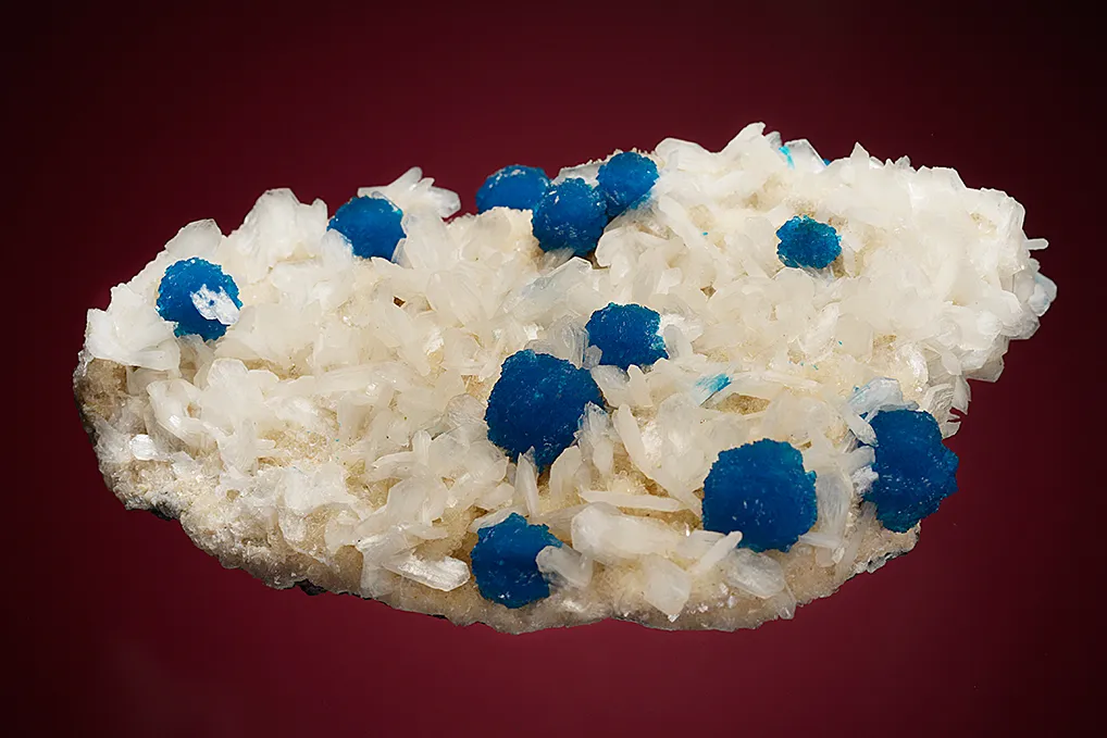 Cavansite on Stilbite - image 5