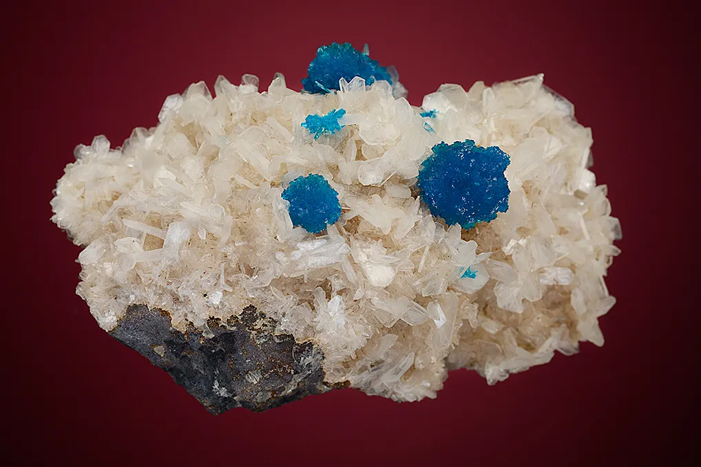 Cavansite on Stilbite - image 4