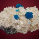Cavansite on Stilbite - image 4