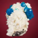 Cavansite on Stilbite - image 5