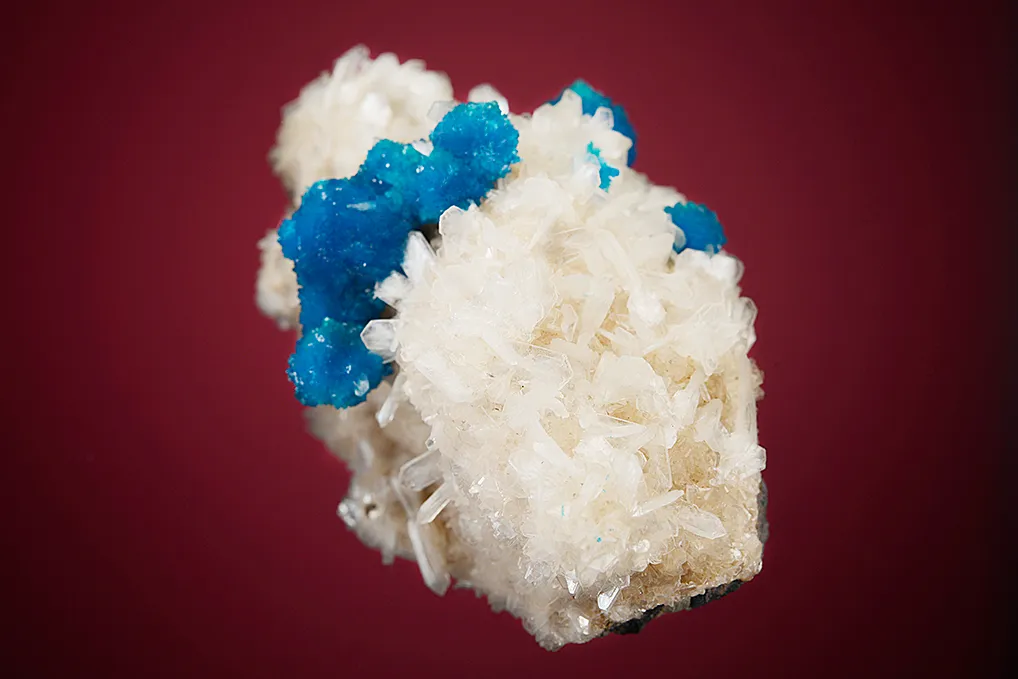 Cavansite on Stilbite - image 6