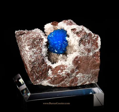 Cavansite on Stilbite image