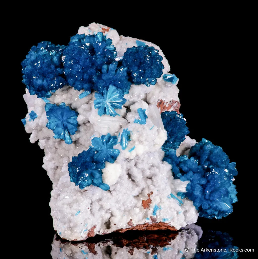 Cavansite on Stilbite - image 4