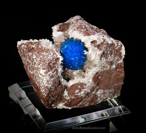 Cavansite on Stilbite - image 3