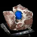 Cavansite on Stilbite - image 3